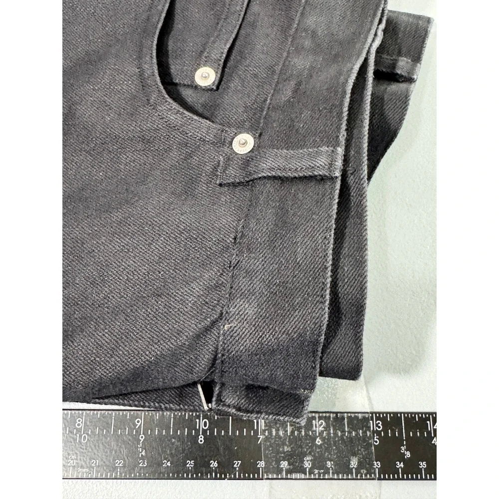 Lauren Ralph Lauren Jeans Womens 16W Black Good Straight Leg High Rise Cotton - Picture 12 of 14